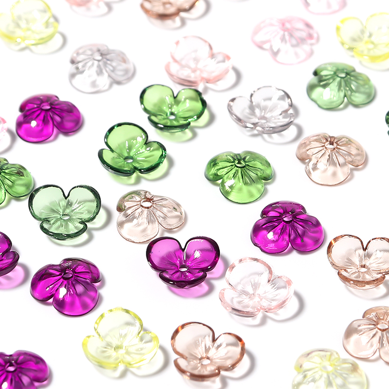 Flower Preservation Resin - 20pcs/lot Transparent Resin Petal Beads Blossoms