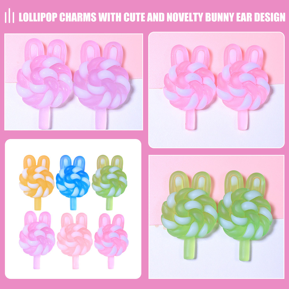 24Pcs Cute Cartoon Lollipop Ch - Crafting Resin recension och pris