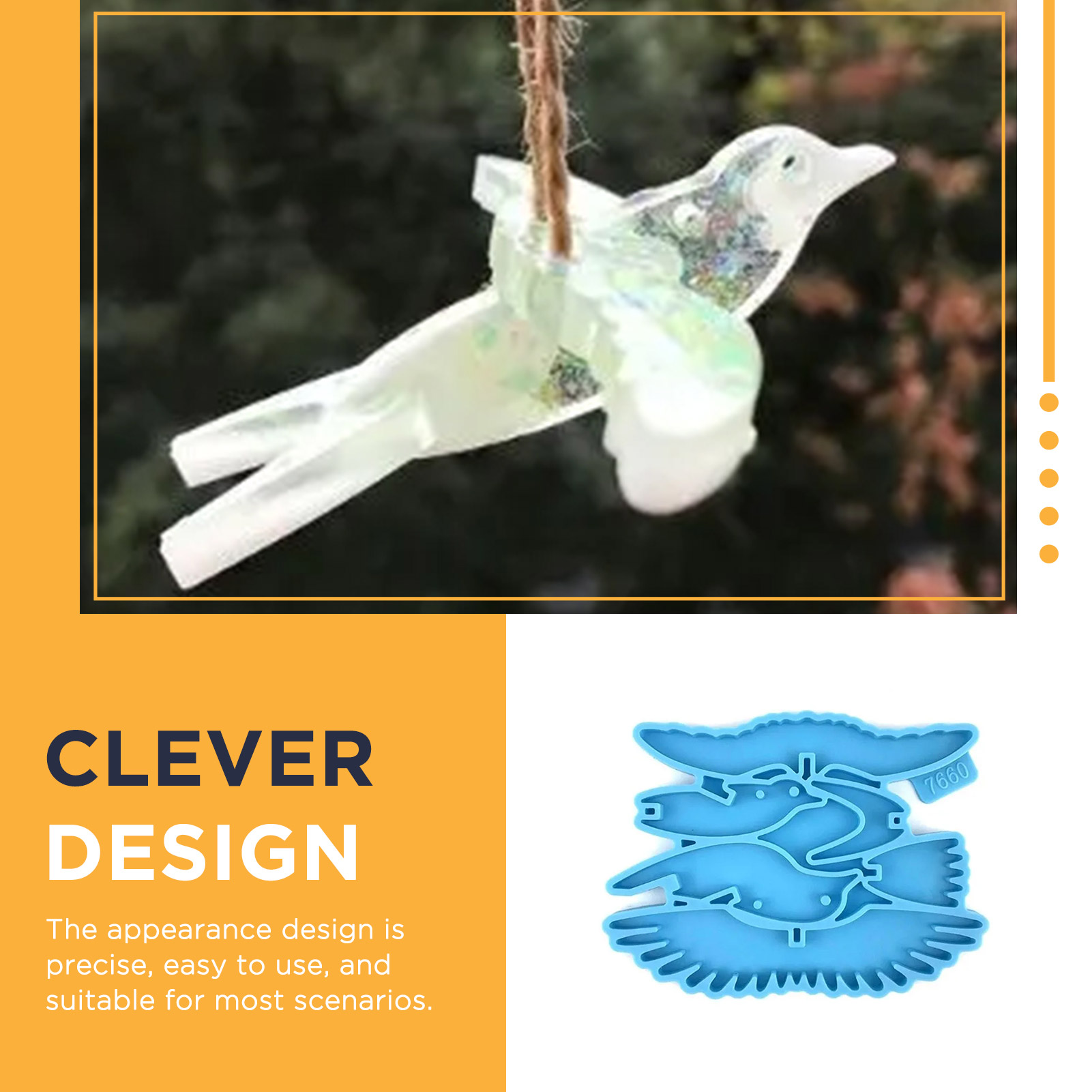 Silicone Hummingbird Mold for  - Resin Craft Ideas recension och pris