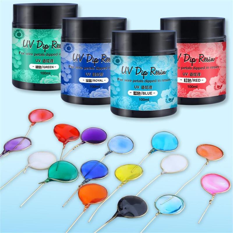 100ml UV DIP Resin Glue For Wi - Flower Preservation Resin recension och pris
