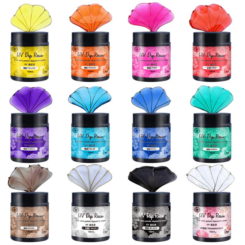 100ml UV DIP Resin Glue For Wi - Flower Preservation Resin recension och pris