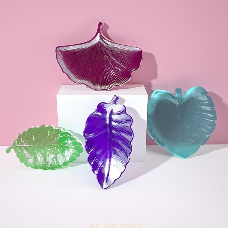 Leaf Shaped Resin Mold DIY Pla - Serving Tray Mold recension och pris