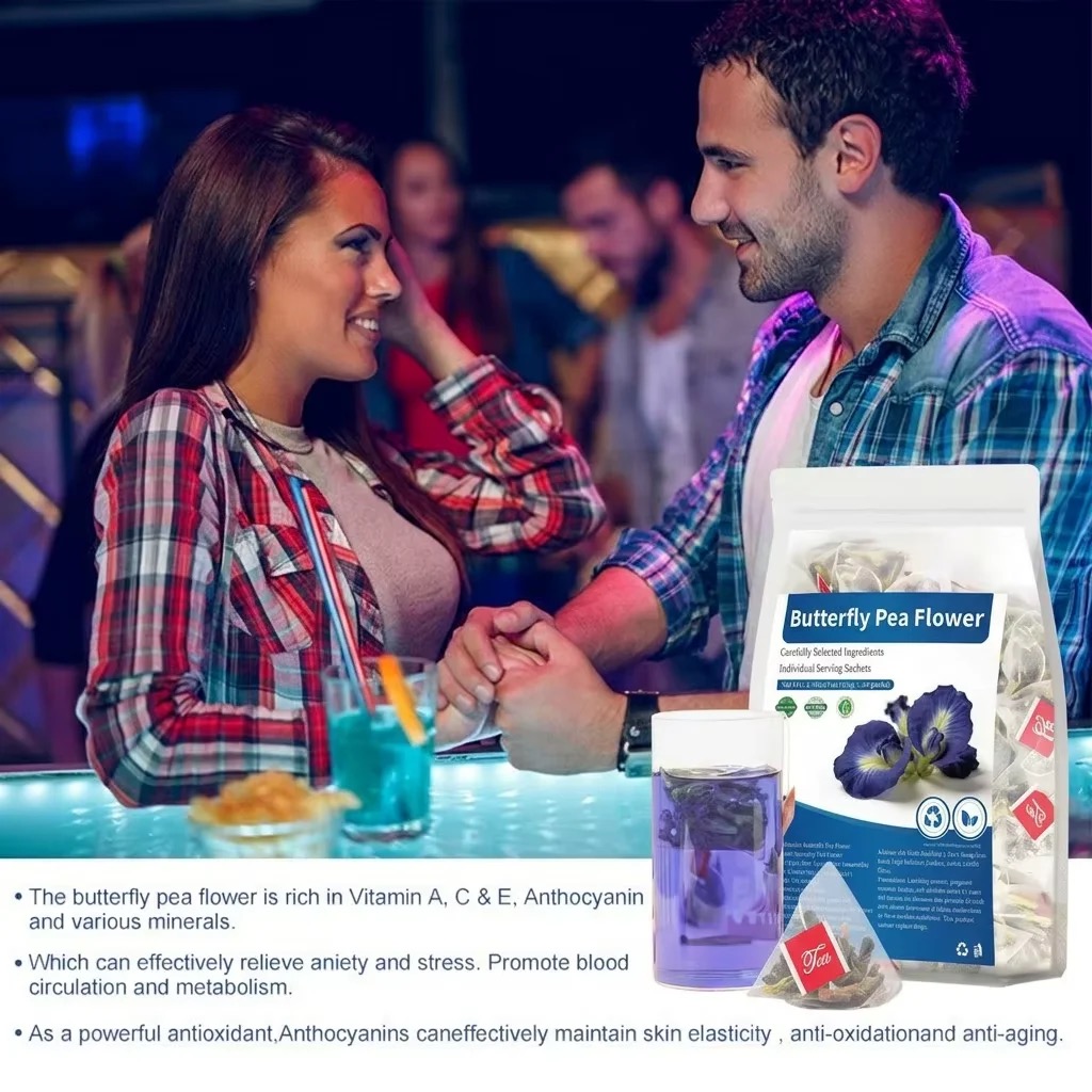 Organic Butterfly Pea Flower T - Dried Flower Bulk recension och pris