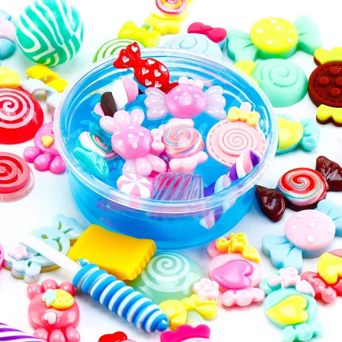 30pcs Random Candy Slime Charm - Resin Crafts Diy recension och pris