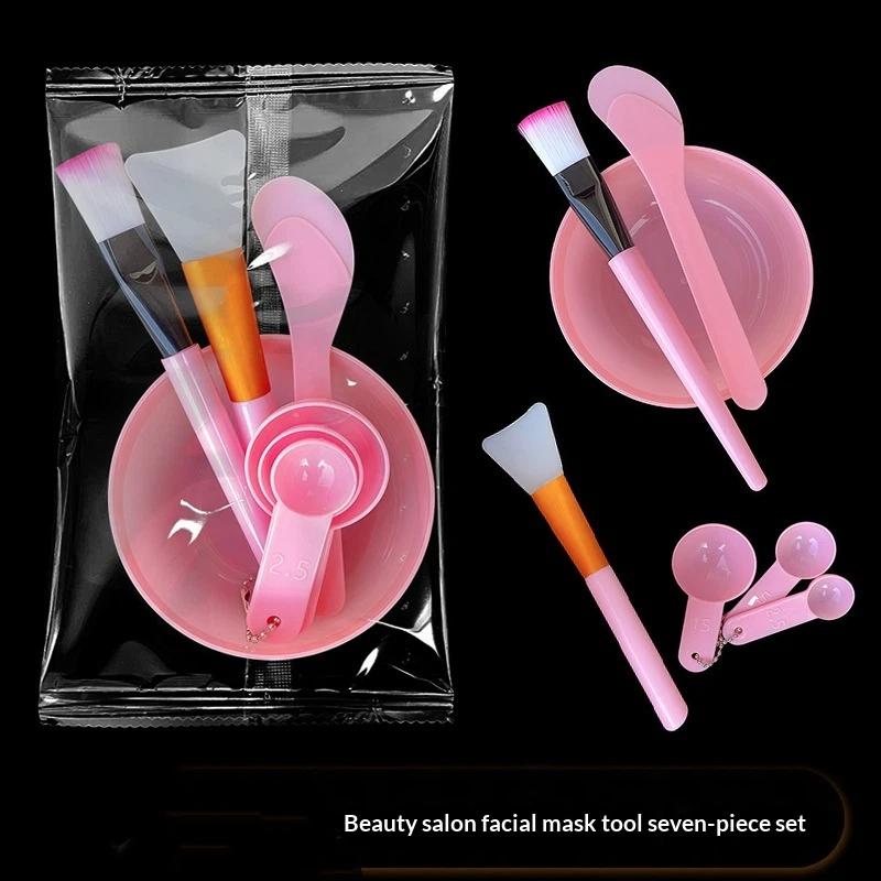 【7Pcs DIY Facemask Mixing Tool - Mixing Cup Silicone recension och pris