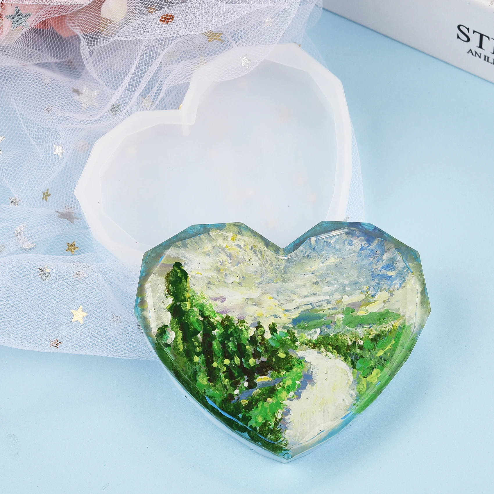 Resin Coaster Silicone Mold Ca - Serving Tray Mold recension och pris