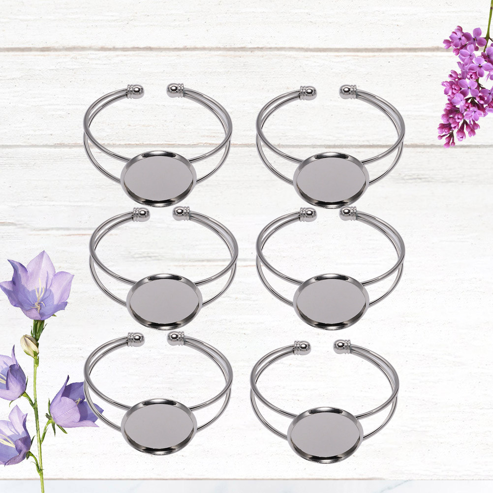 6Pcs Copper Bracelet Base Rust - Resin Crafts Diy recension och pris