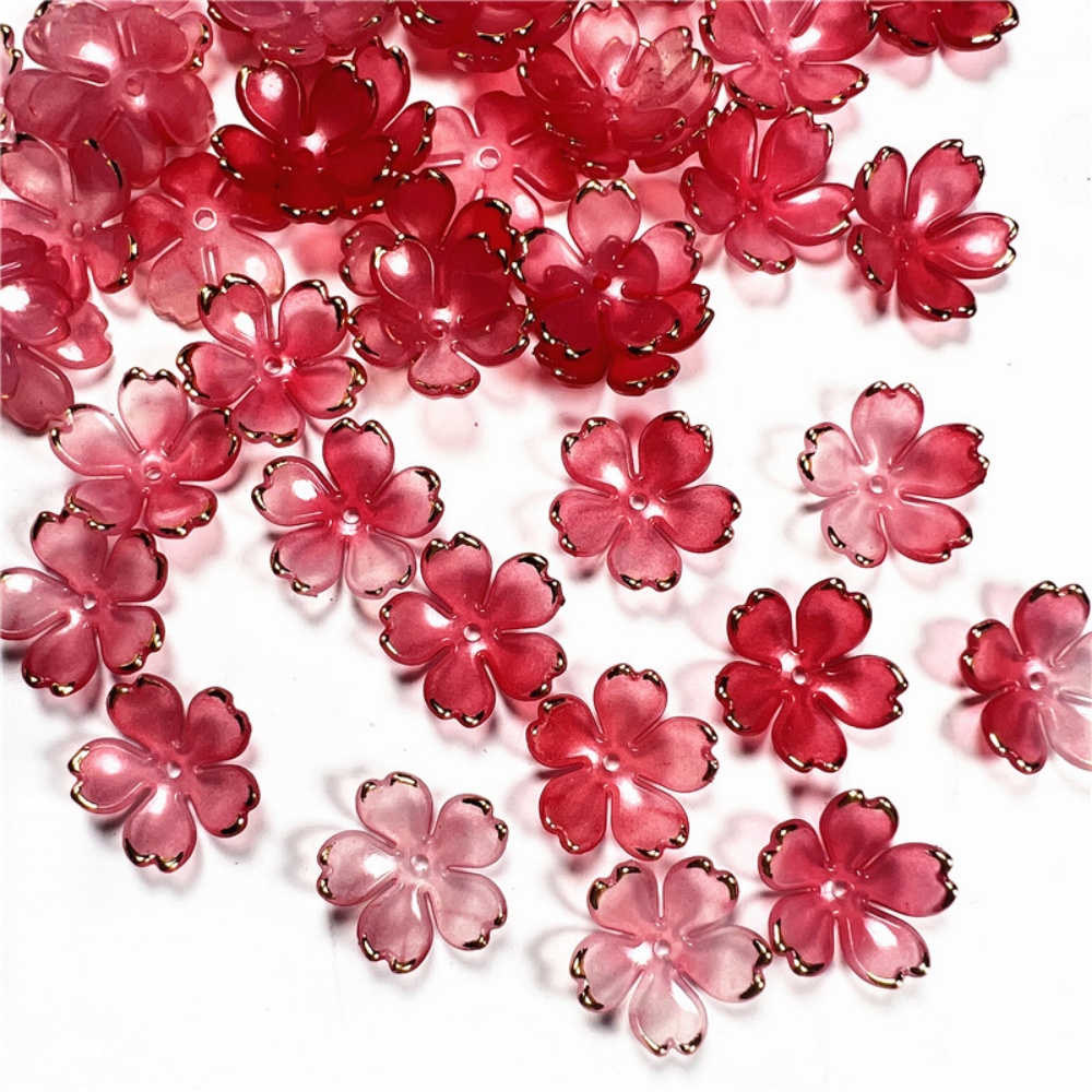 50pcs/lot 19mm Acrylic Cherry  - Flower Preservation Resin recension och pris