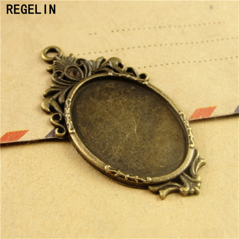 REGELIN Antique Bronze Pendant - Bezels Set Pendant recension och pris