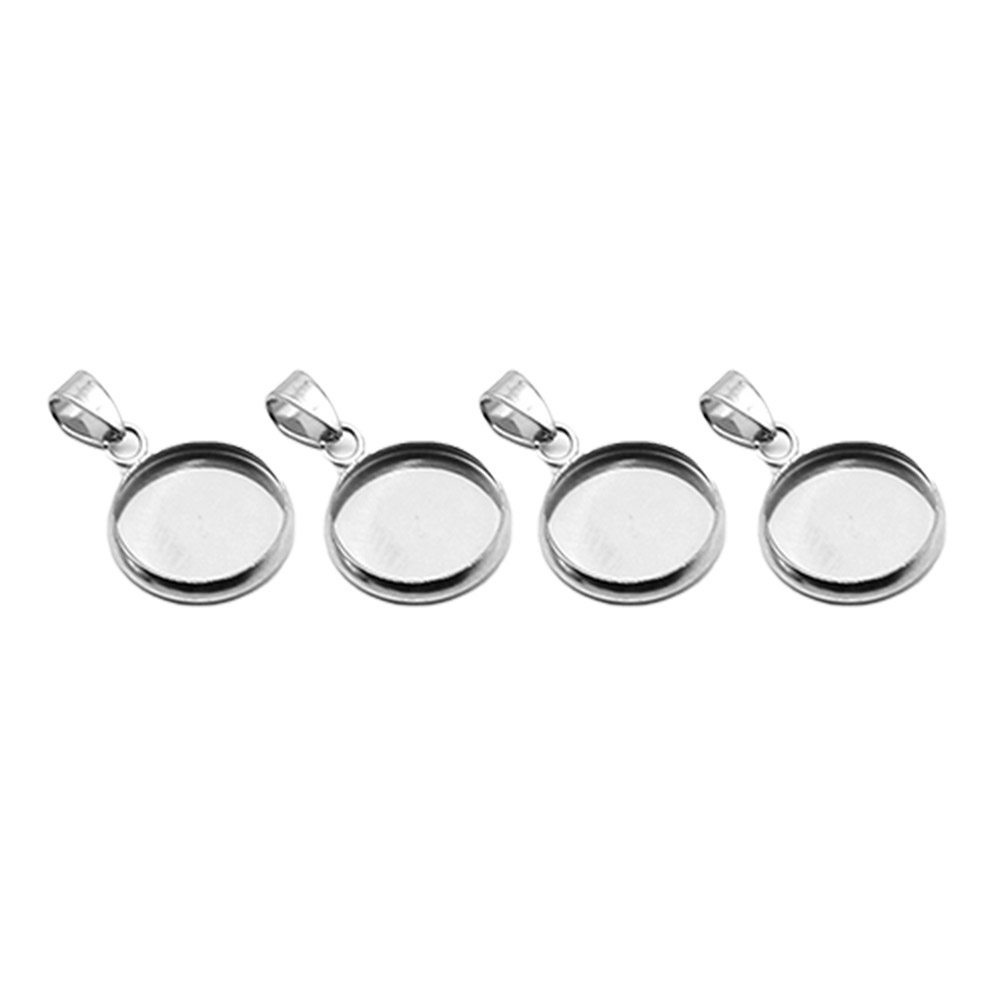 20Pcs Stainless Steel Round Pe - Resin Crafts Diy recension och pris