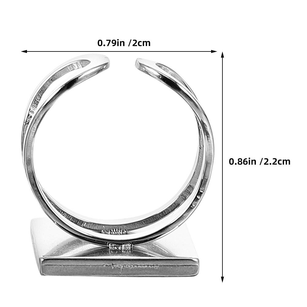 4Pcs Square Bezel Ring Base Co - Resin Crafts Diy recension och pris