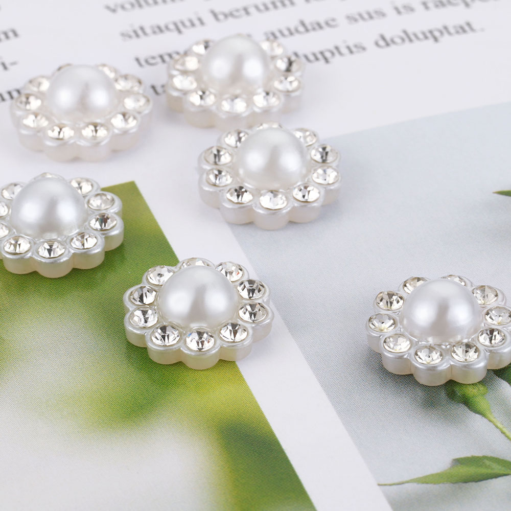 50pcs White Flat Imitation Pea - Flower Preservation Resin recension och pris