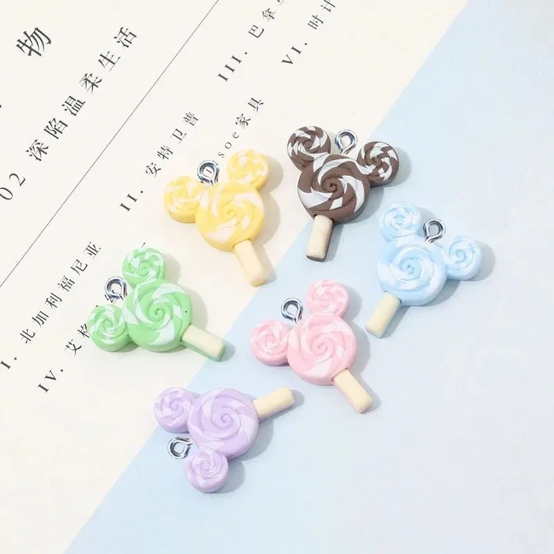 10Pcs Kawaii Mouse Lollipop Re - Resin Crafts Diy recension och pris